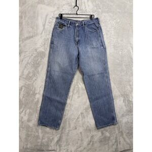 Cinch Jeans Mens Relaxed Fit 35x32 Green Label Tapered Western Cowboy